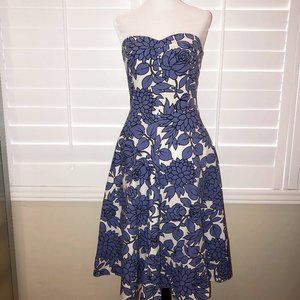 Vintage Guess Strapless Floral Dress